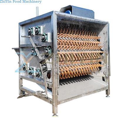 Stainless Steel Broiler Poultry Chicken Slaughtering Plucking Equipment Fully Automatic Integrated Chicken Duck Hair Plucking Machine