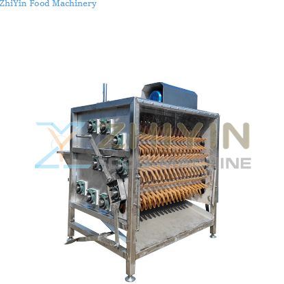 Layer Chicken Slaughtering Equipment Practical Automatic Poultry Chicken Plucking Machine 9 Roller Poultry Hair Removal Machine