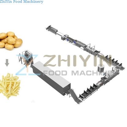 Frozen French Fries Machine Manufacturers In China,Potato Chips Making Machine Fully Automatic From Factory Price