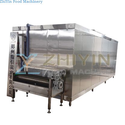Food Industrial IQF Freezer Fluidized Bed Quick Freezing Machine Frozen French Production Food Freeze Production Line