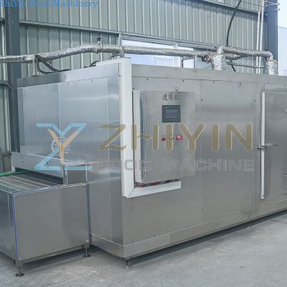 Industrial Meat Vegetable Food Freezing Machine Tunnel Low Temperature Quick-freezing Machine Seafood Vegetable IQF Machine