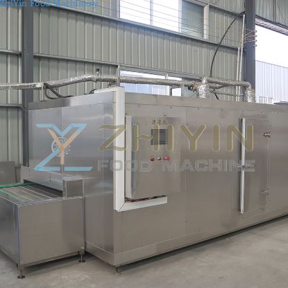 2000kg/h Iqfmachine Continuous Tunnel French Fries Seafood Freezing Machine Food Low Temperature Quick Freezing Equipment