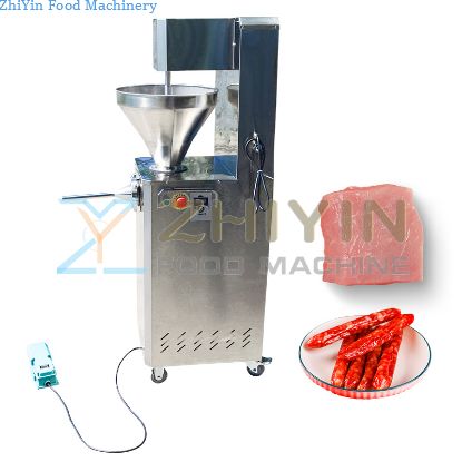 Beef Meat Sausage Making Filling Machine Electric Speed Regulating Sausage Processing Automatic Sausage Filling Machine