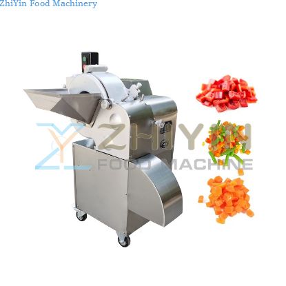 Industry Commercial Vegetable Cutter And Dicing Machine Root Vegetables Cutting Machine Ginger Carrot Onion Diced Processing Machine