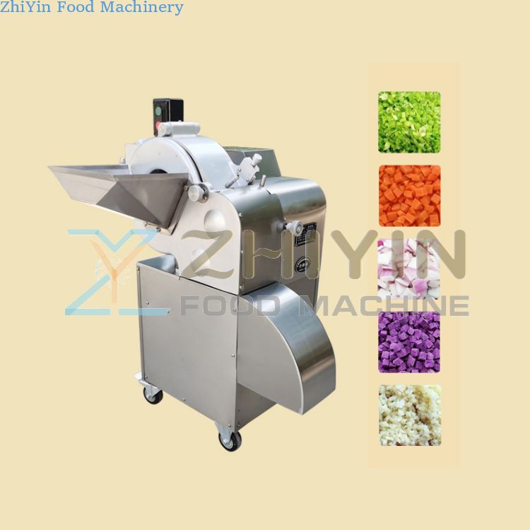 Vegetable Chopper Industry Machinery Onion Mango Dicing Apple Diced Processing Cutting Onion Crusher Fruit Diced Equipment