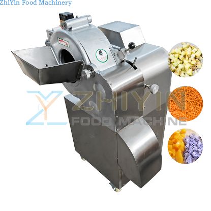 Industry Vegetable Fruit Cutting Machine Root Vegetable Dicing Machinery 4MM 6MM 8MM 10MM Vegetenle Diced Equipment