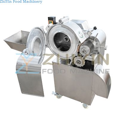 Industry Fruit Vegetable Diced Equipment Electrice Root Vegetables Cutting Machine Fruits 4mm 10mm 12mm Diced Vegetable Cutting Machine
