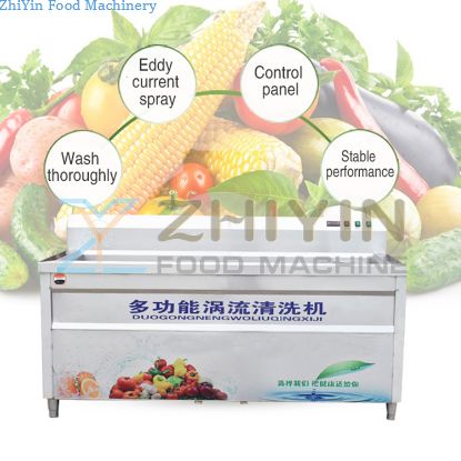 304 Stainless Steel Vegetable Fruit Mini Washing Machine Bubble Leafy Cleaning Root Vegetable Sweet Potato Tomato Washer