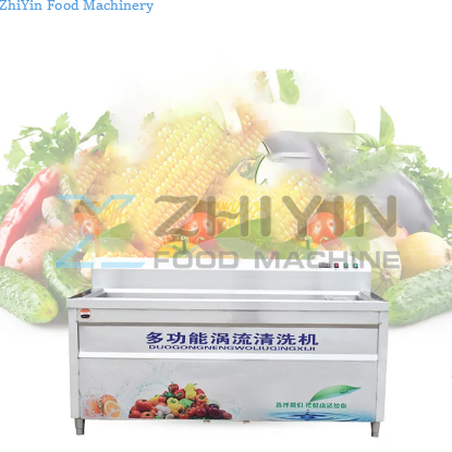 304 Stainless Steel Root Vegetables Fruit Washing Machine Diced Vegetable Fruits Cleaning Machine Citrus Fruit Washing Machine