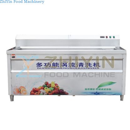 Fruit Apple Cleaning Machine 304 Stainless Steel Root Vegetables Fruit Washing Machinery Diced Vegetable Fruit Cleaning Machine