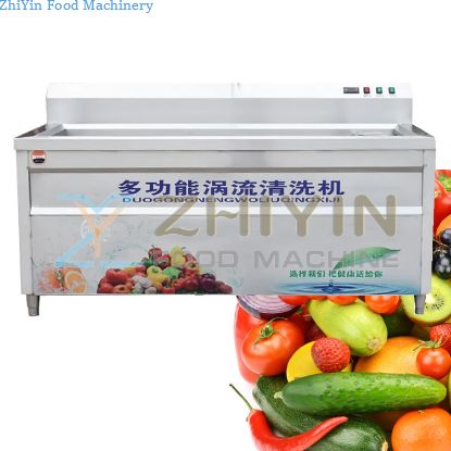 Fresh Fruit Mango Apple Cleaning Machine Air Bubble Root Vegetable Diced Washing Processing Machine Bubble Washing Machinery