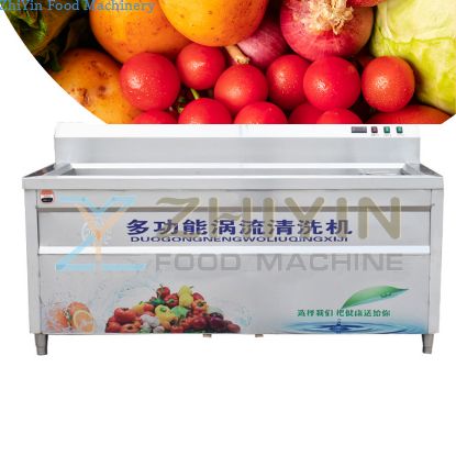 Industrial Automatic Ozone Leaf Lemon Herbal Roor Vegetable Apple Washing Machine Bubble Vegetable and Fruit Washing Machinery