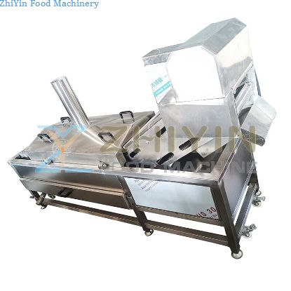 Electric Heating Automatic Food Frying Machine Flipping Snacks Food Fryer Commercial Stainless Steel Food Automatic Snack Frying Machinery
