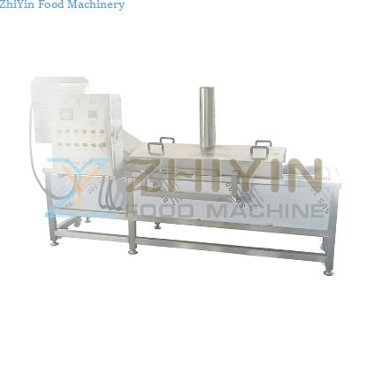 Puffed Food Electric Deep Fryer Electric Heating Potato Chips Snack Frying Line Continuous Flipping Basket Frying Machine