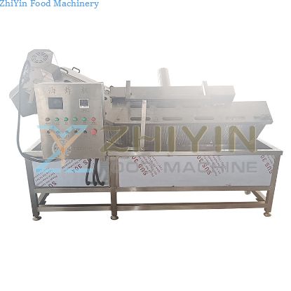 304 Stainless Steel Automatic Temperature Control Food Frying Machine Semi-Automatic Puffed Food Snack Frying Equipment