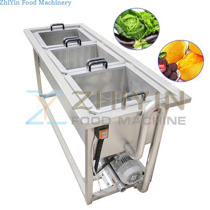 Fruit Industrial Washer Carrot Root Vegetable Air Bubble Washing Machinery Potato Cleaning Fruit and Vegetable Washing Machine