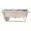 304 stainless steel Industrial Bubble Cleaning Fruit Avocado Mango Vegetable Potato Washing And Cleaning Machine Diced Root Vegetable Production Line
