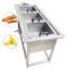 Vegetable Cleaning Deep Washing Basket Fruit And Vegetable Processing Deep Washing Cleaning Machine Bubble Cleaning Machine
