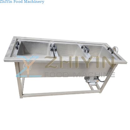 304 Stainless Steel Fruit Vegetable Bubble Cleaning Processing Machine Leaf Vegetable Corn Cooking Cleaning Equipment