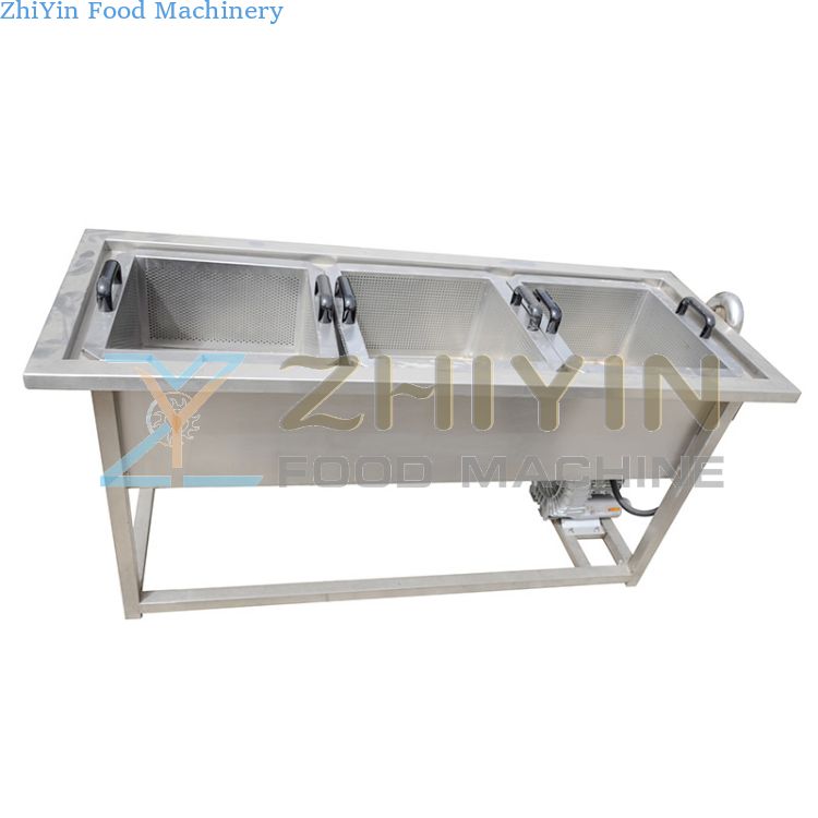 304 Stainless Steel Fruit Vegetable Bubble Cleaning Processing Machine Leaf Vegetable Corn Cooking Cleaning Equipment