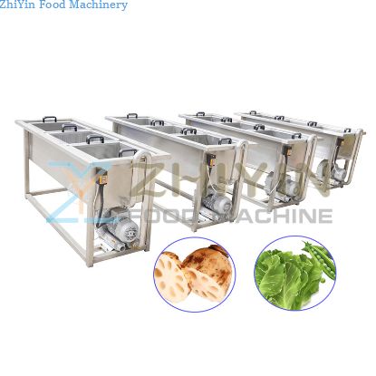 304 Stainless Steel Vegetable Cleaning Machine Leaf Root Vegetable Ozone Sterilization Sea Salt Bubble Washning Equipment