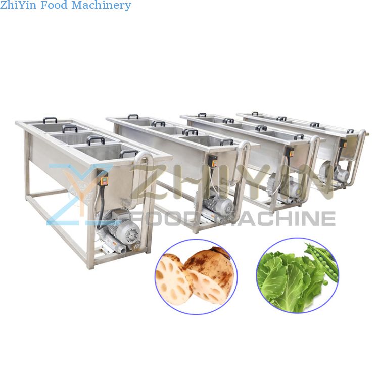 304 Stainless Steel Vegetable Cleaning Machine Leaf Root Vegetable Ozone Sterilization Sea Salt Bubble Washning Equipment