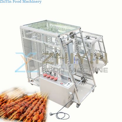 Automatic BBQ Machine Meat Skewer Barbecue Equipment Gas Heating Barbecue Electric Heating Smokeless Barbecue Machine