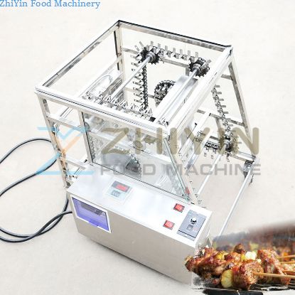 Fully Automatic Meat Skewers Barbecue Machine Hotel Restaurant 4kw Electric Heating Barbecue Machine Mutton Skewers Barbecue Machine Equipment Customization