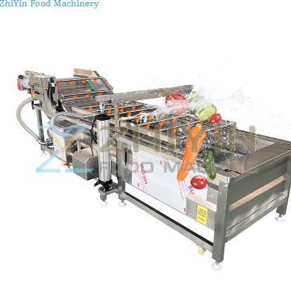 Cleaning And Processing Equipment Of Root Leaf vegetables Frozen Seafood Thawing Tamarisk Bubble Washing Cleaning Machinery