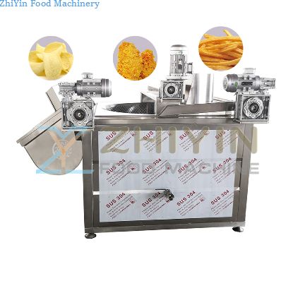 Crispy Peanut Frying Machine Equipment Nut Processing Machinery Heating and Stirring Seafood Frying Machine