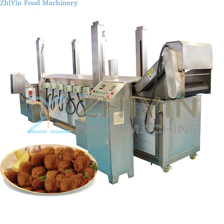 Sweet Potato Pumpkin Meatball Fryer Electric Heating Fryer Snack Crispy Fried Puffed Food Lobster Frying Processing Equipment
