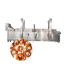 Electric Heating Food Frying Equipment Onion Rings Sweet French Fries Fryer for Nuts Puffed Food Electric Fryer Various Snacks