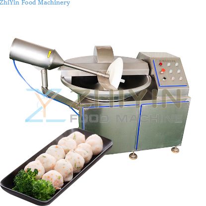 Meat Mud Bowl Cutter Grinder Pork Mincing Machine Meat Bowl Making Chopping Mixer Cabbage Shredder Carrot Shredder Machinery