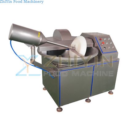 Full Automatic SUS304 Meat Mixer Food Processing Pork Carrot Mincing Bowl Cutter Grinder Vetable Shredding Chopping Restaurants