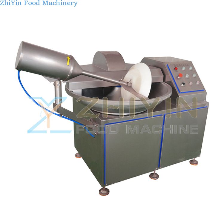 Full Automatic SUS304 Meat Mixer Food Processing Pork Carrot Mincing Bowl Cutter Grinder Vetable Shredding Chopping Restaurants