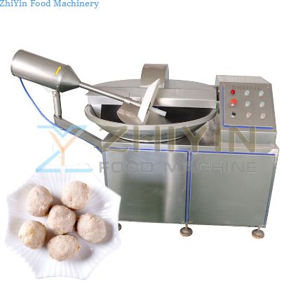 Factory Price Shrimp Fish Balls Processing Chopping Equipment Silent Chop Machine Lightly Frozen Meat Bowl Cutter Chopper Custom