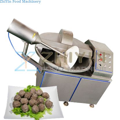 Automatic Sus304 Meat Mixer Beef Mince Processed Food Processing Restaurant Meat Fish Ball Vegetable Chopper Machinery