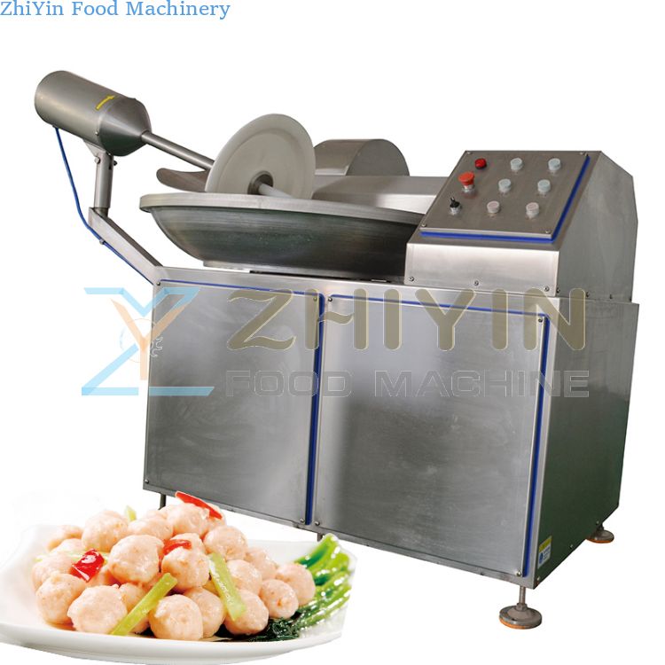 SUS304 Electric Meat Grinder Mixer Meat Emulsify Bowl Meatball Sausage Stuffing Chopper Vegetable Meat Bowl Cutting Machine