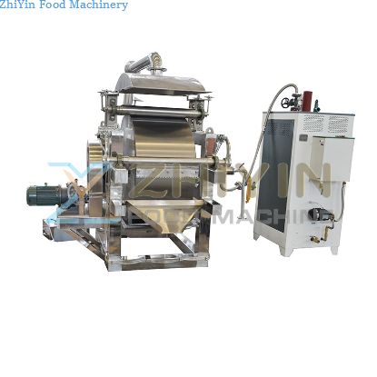 Stainless steel 304 material Emulsion Scraper Drying Machine Liquid Chemical Crystallization Drying Machine Steam Heating Drum Scraper Dryer