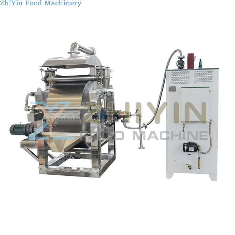 304 Stainless Steel Drum Scraper Drying Machine Food Drum Scraper Drying Machinery Yeast Paste Material Dryer Chemical Fertilizer Scraper Dryer