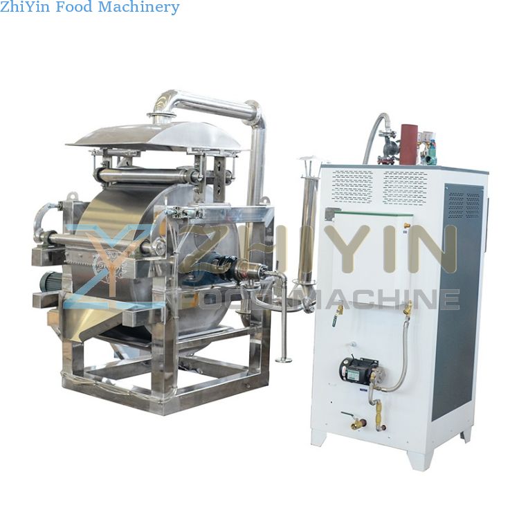 304 Stainless Steel Drum Scraper Dryer, Food Chemical Solution Drying And Processing, Viscous Concentrated Material Cooling And Drying Scraper Machine