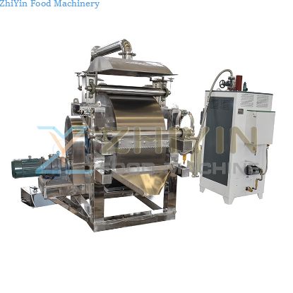 Food Grade 304 Stainless Steel Material Drum Scraper Dryer Food Chemical Pharmaceutical Single Drum Double Drum Scraper Drying machine