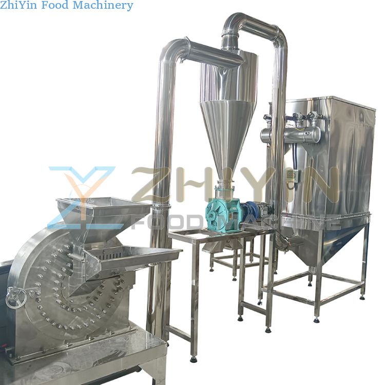 SUS304 Five Grain Crusher Seasoning Integrated Grinding And Dust Removal Machine Seasoning Powder Dust Removal Machine