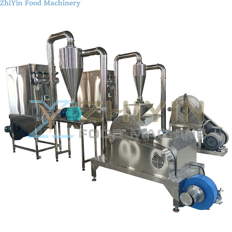 Model 800 Fully Automatic Dust-Free Grinder, Seasoning Powder Milling Equipment, Industrial-Grade Precision Grinder